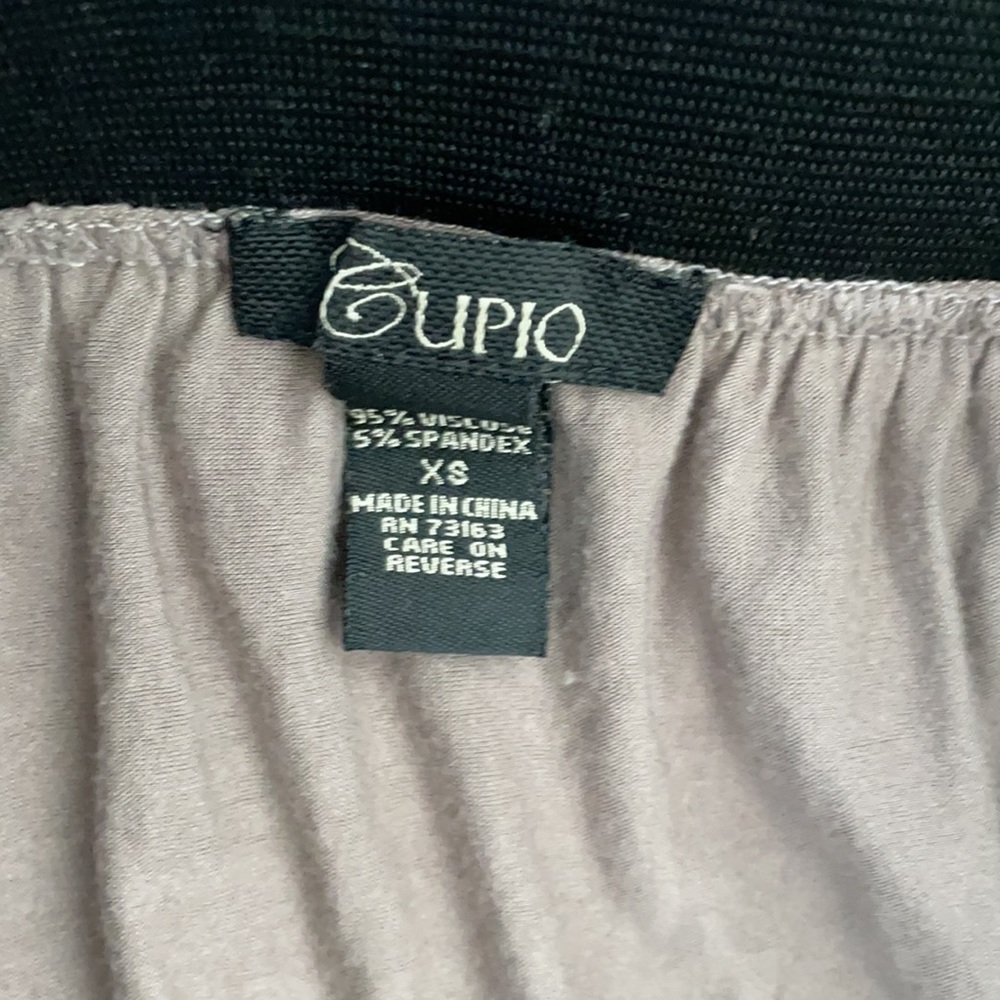 Tan Ruffle Skirt - Picture 4 of 5